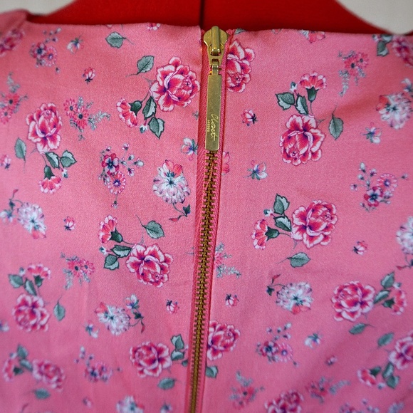NWT Closet London Pink Floral Skater Dress - Picture 6 of 8